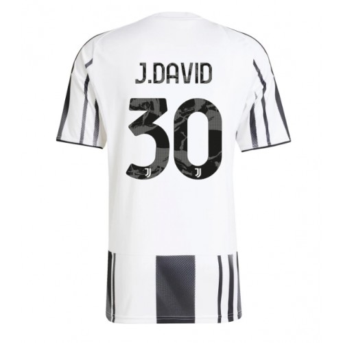 Pánský Fotbalový dres Juventus Jonathan David #30 2025-26 Domácí Krátký Rukáv